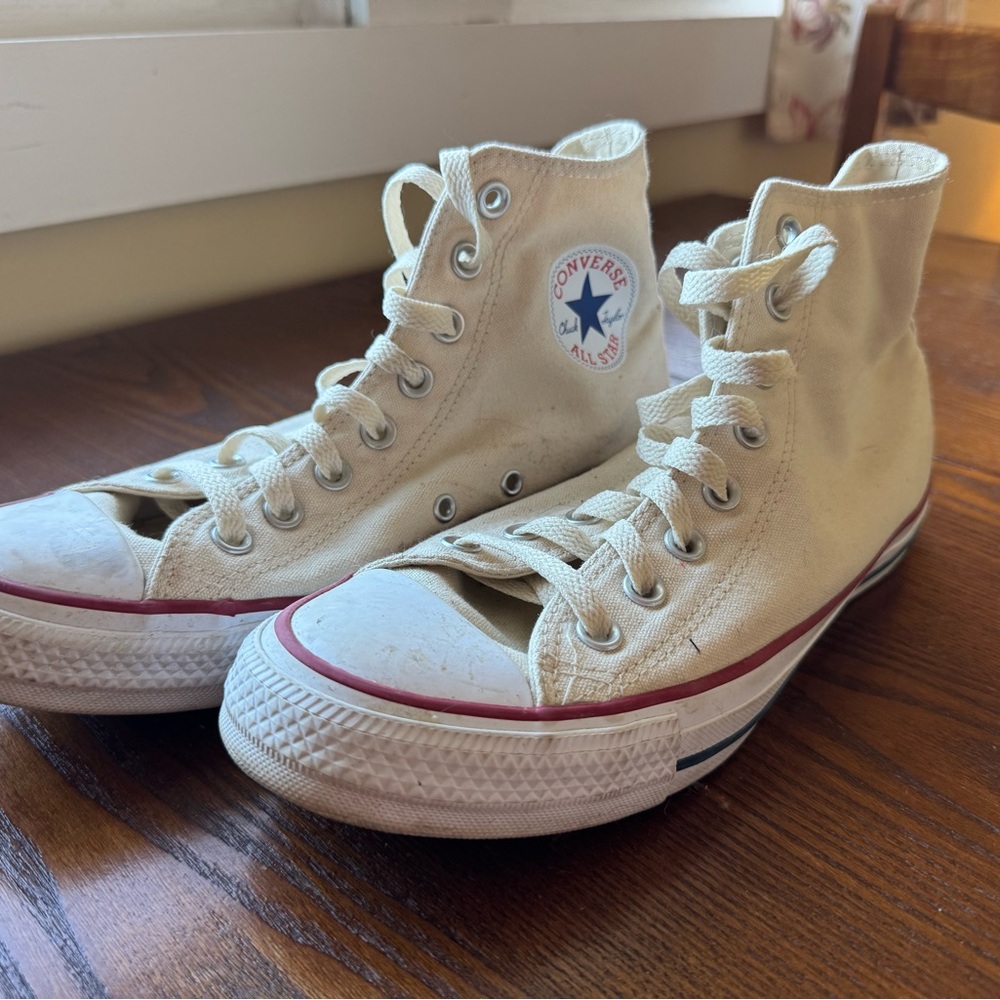 Converse High Top Sneakers - ivory